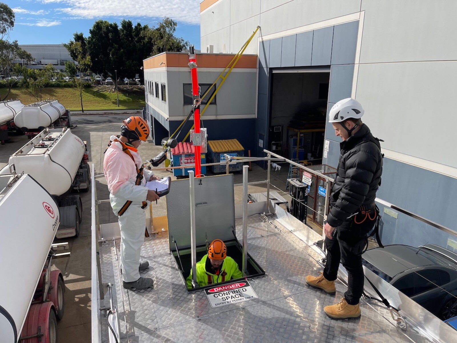 Confined space training ticket Sydney